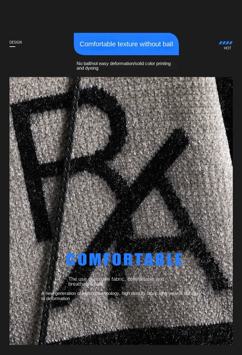 Men’s Striped Knit Sweater