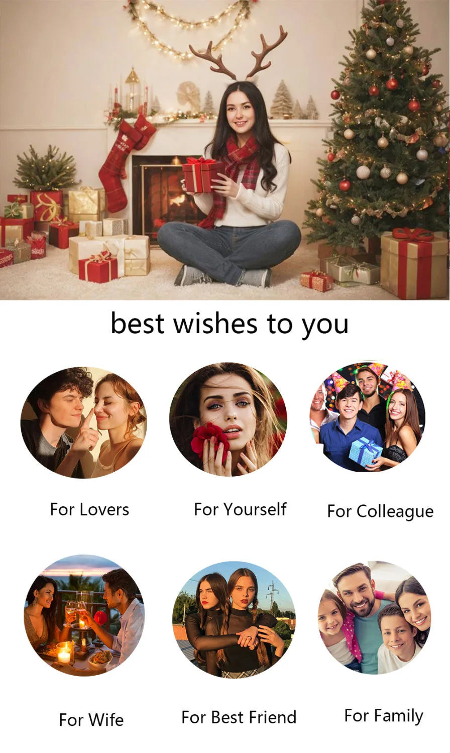 Customized Couple Double Name Love Necklace Personalized Double Name Pendant Stainless Steel Jewelry Valentine's Day Gifts