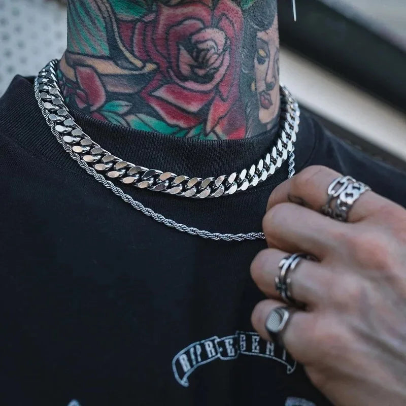 Stainless Steel Cuban Chain 8MM-14MM